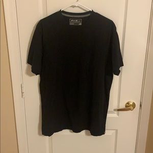 Eddie Bauer Black Pocket T-shirt Large Tall